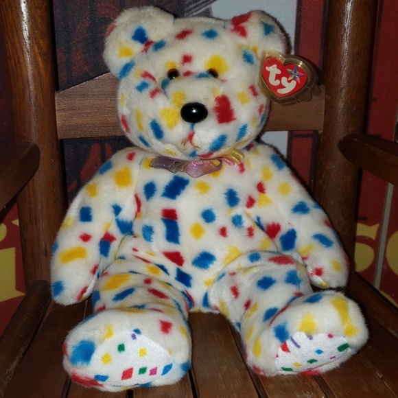 confetti beanie baby
